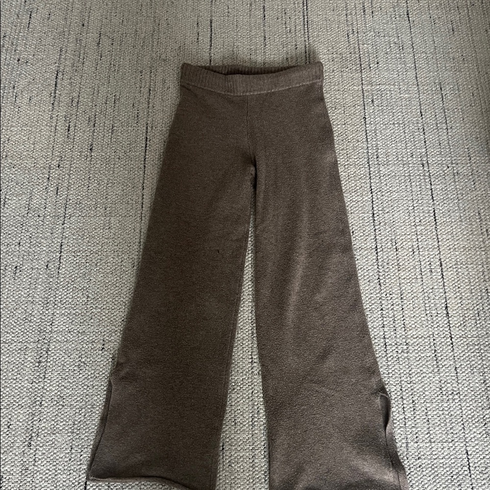 Gilly Hicks Sweater-Knit Pants in Light Brown 🤎 - Picture 5 of 6